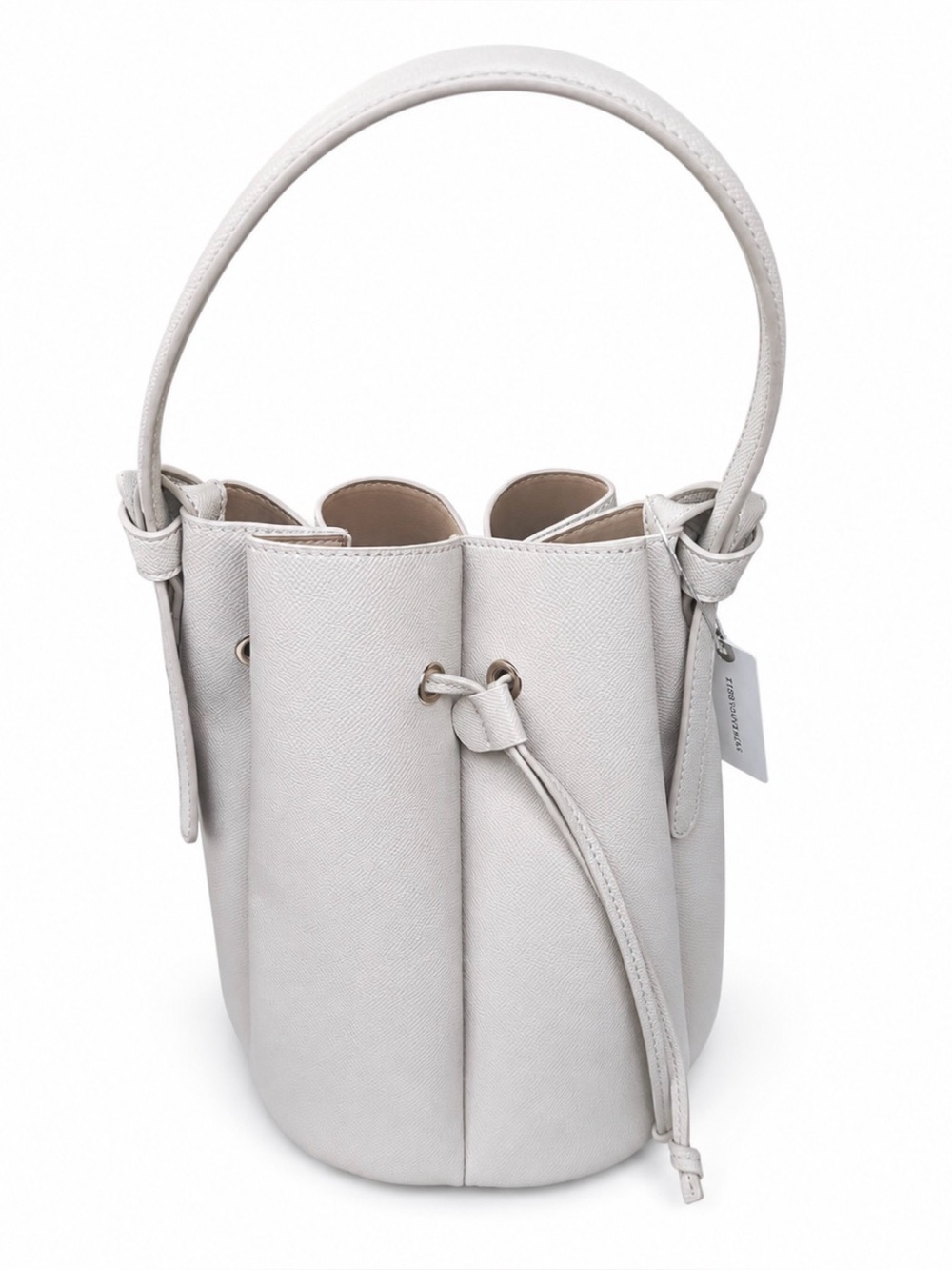 Anthropologie Laguna Cinched Vegan Leather Bucket Bag